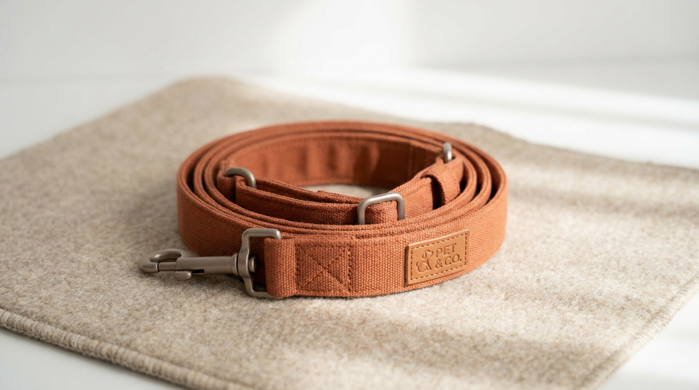 Dog leash and harness set